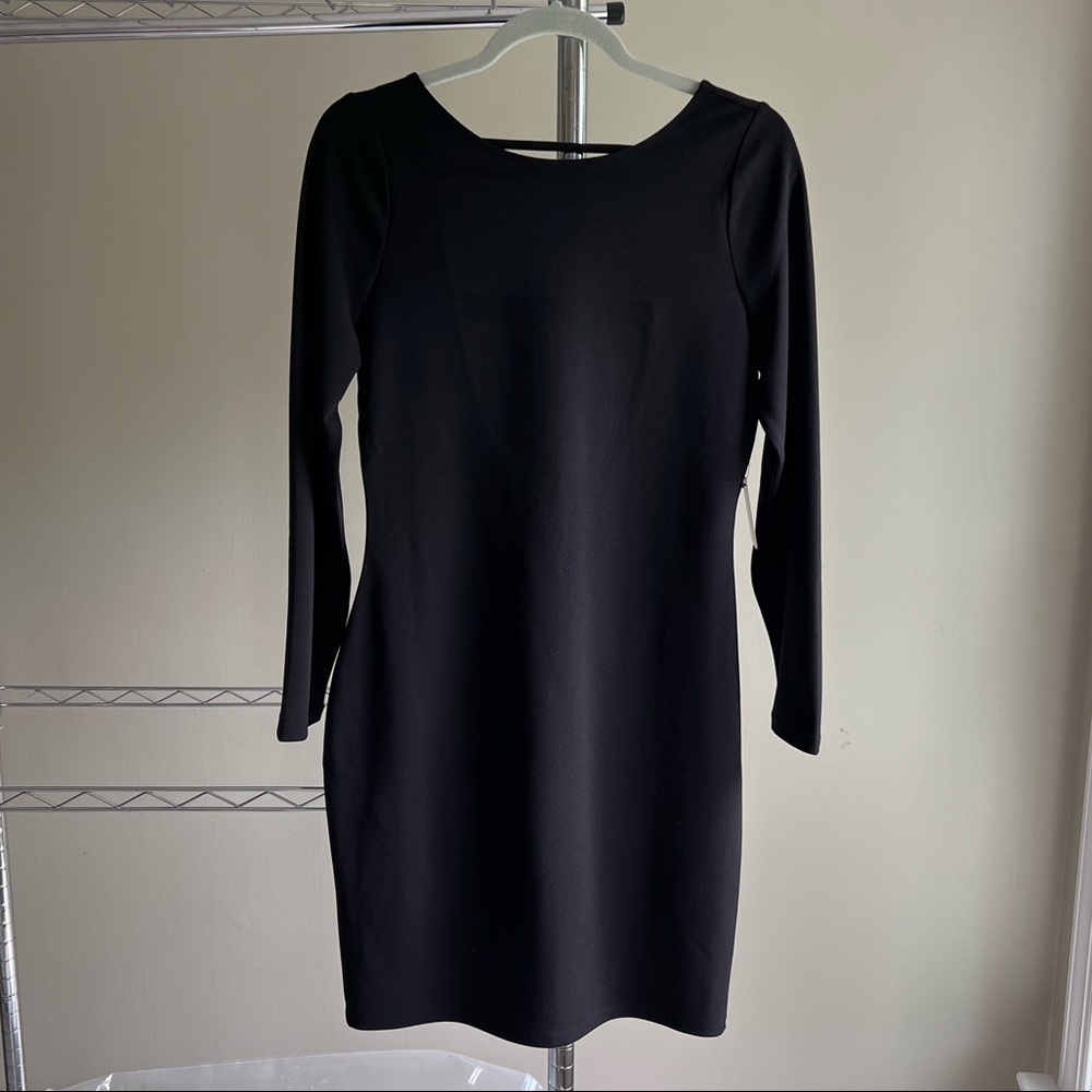 Express black cocktail dress